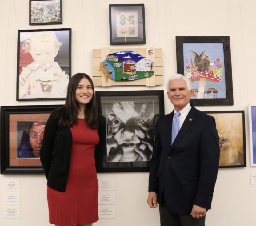 Latta Welcomes 2026 Congressional Art Competition Winner to Capitol