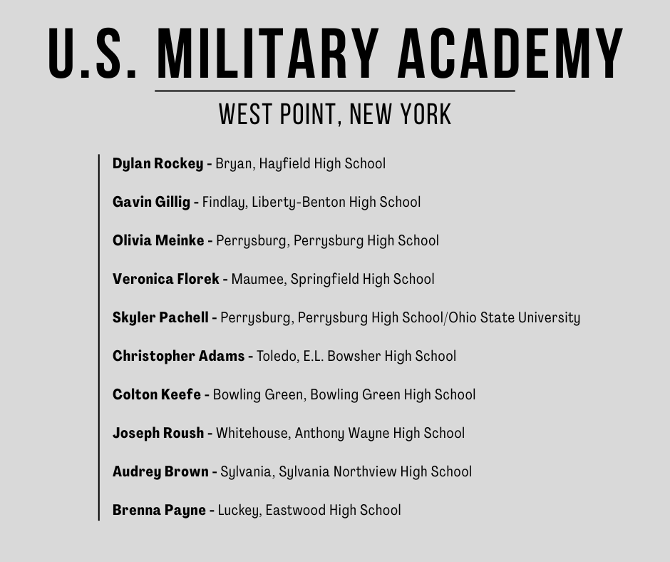 Service Academy Noms